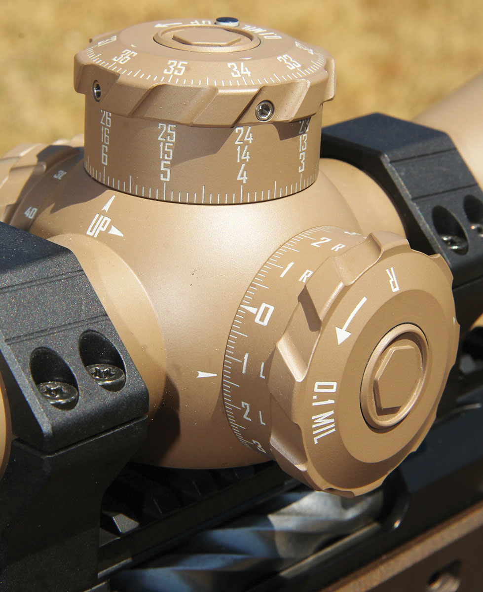 The ZC420 allows 35 mils of elevation and 20 mils of windage corrections at 100 meters with a wider click spacing than comparable riflescopes. A dual-click mechanism with 180-degree  opposing hardened-steel roller pins and turret  interfaces provides a great tactile feel and auditable feedback.